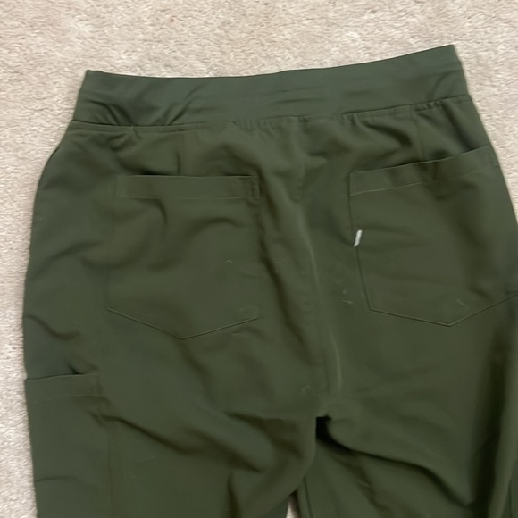 2 Dark Olive Mandala scrub joggers - Picture 4 of 4
